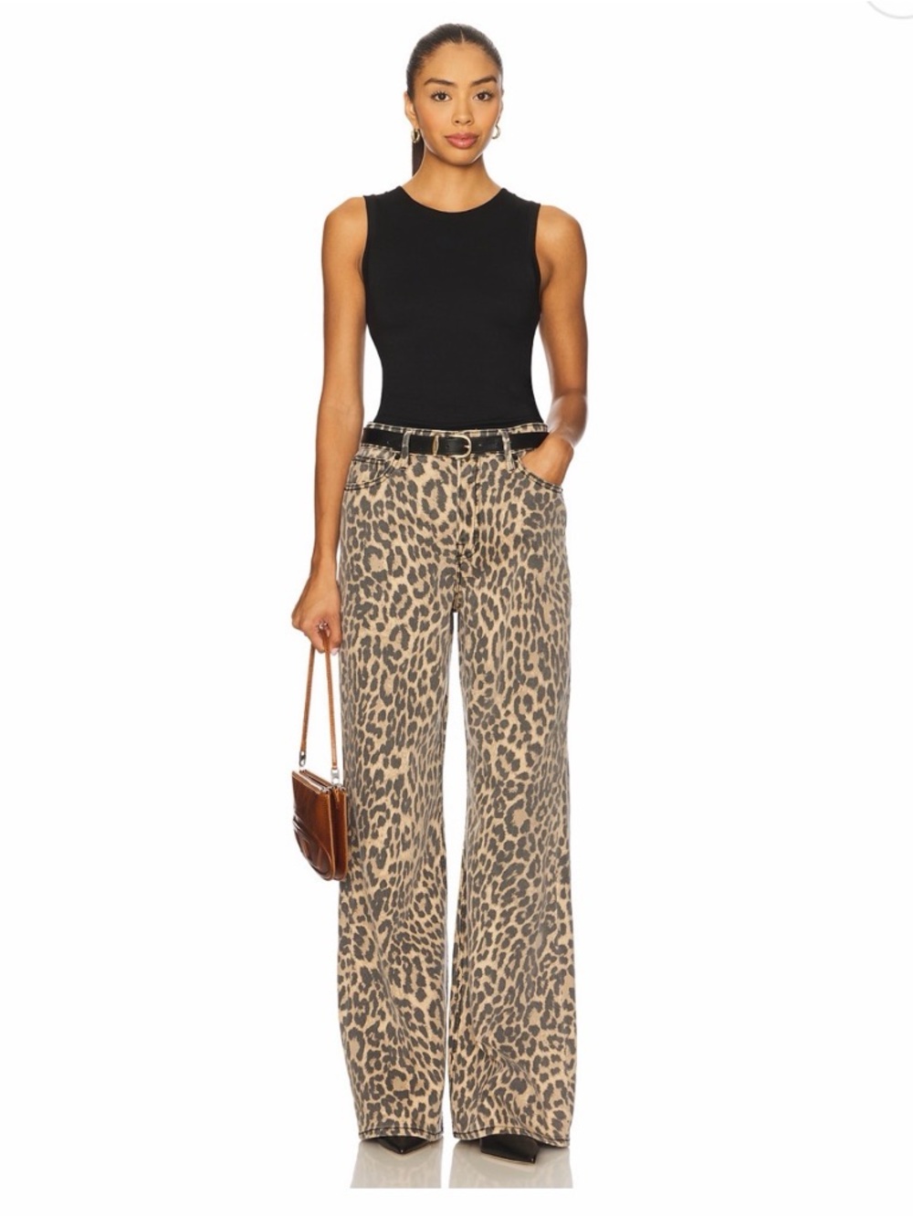 Good Standard Ease Jeans in color lucky leopard